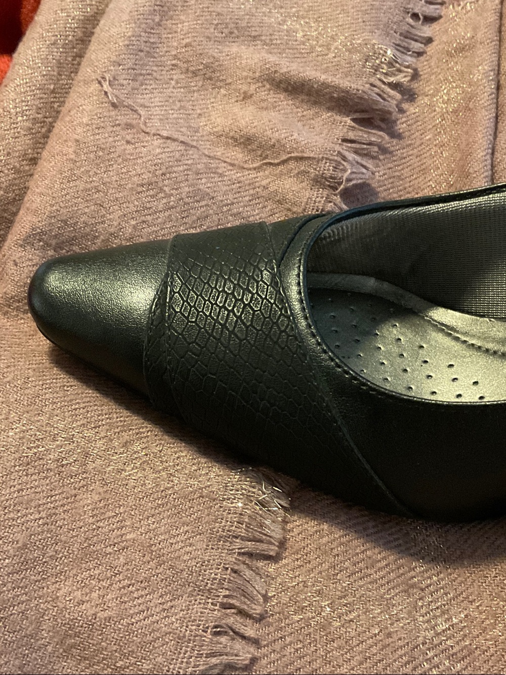 LifeStride Black Slingback Heels Comfort Soft System Pumps 3” Heel, Size 7M NWOT - Picture 8 of 8